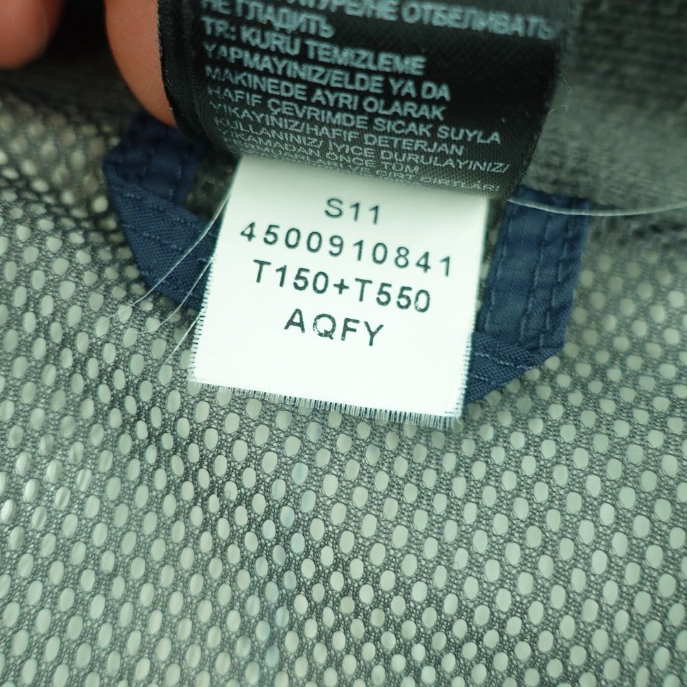 The North Face Boys XXS 5 HyVent Rain Jacket Navy Blue Hooded Windbreaker AQFY - Picture 10 of 14